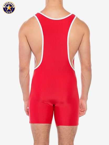 Débardeur de sport pour homme AMERICAN JOCK 8404 - Rouge ruban