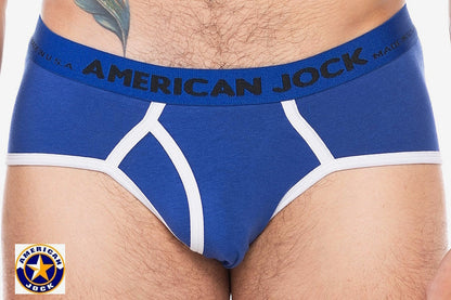 AMERICAN JOCK 8402 Men's Sport Brief - Royal Blue