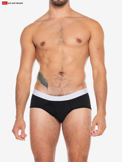 Go Softwear 2721 Men's Original Super Padded Pouch Brief - Black