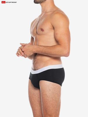 Slip homme Original Super Padded Pouch 2721 de Go Softwear - Noir