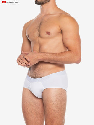 Slip pour homme Go Softwear 2721 Original Super Padded Pouch - Blanc