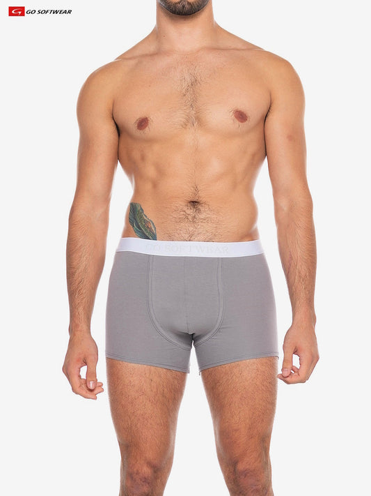 Go Softwear 2723 Men's Boost Padded Boxer - Pewter