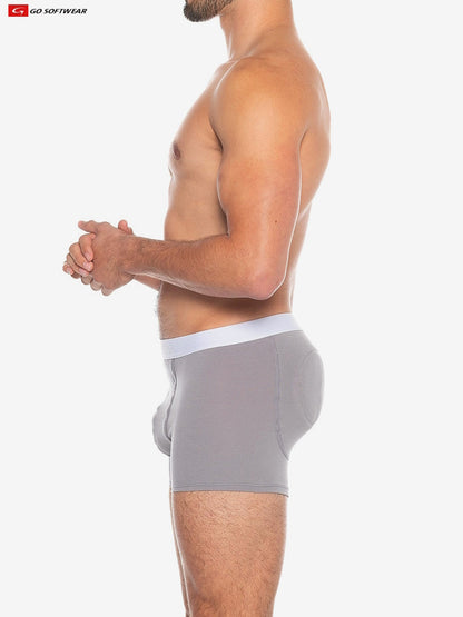 Go Softwear 2723 Men's Boost Padded Boxer - Pewter