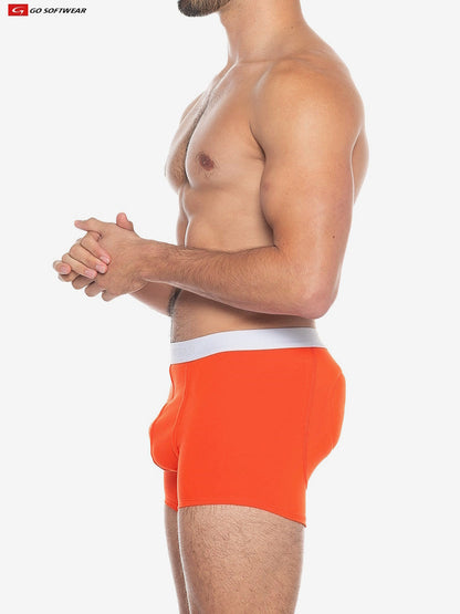 Go Softwear 2723 Men's Boost Padded Boxer - Mandarin