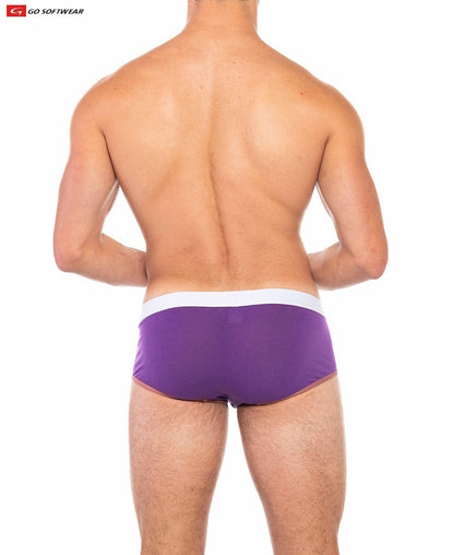 Go Softwear 2021 Men's Cal. Classic Boy Brief - Amethyst/Plum Wine
