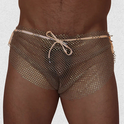 Gigo Diamond Beige Hot Shorts