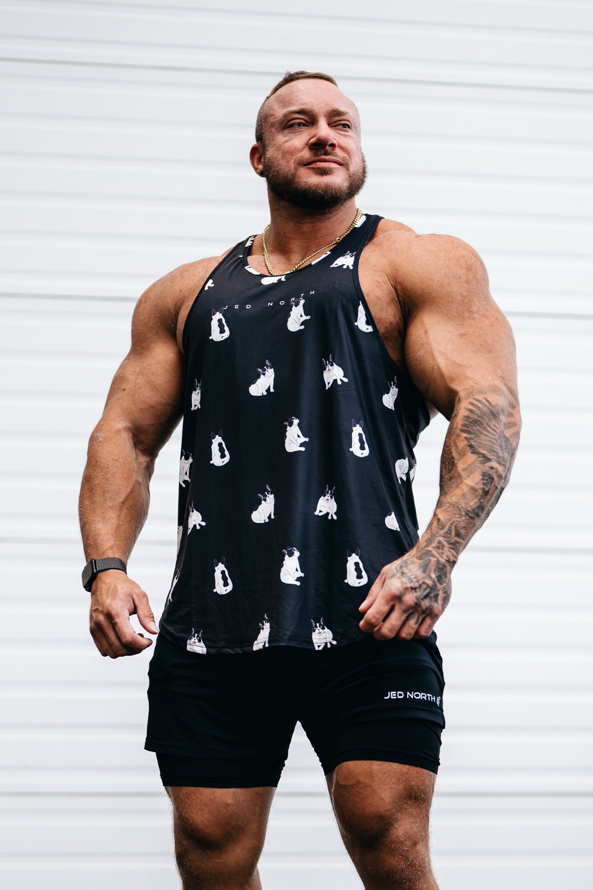 Jed North Men's Graphic Muscle Stringer - Bulldogs