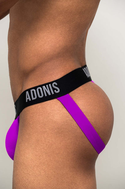 Adonis by Kyhry Men's Electric Purple Night Cap Jock-Thong