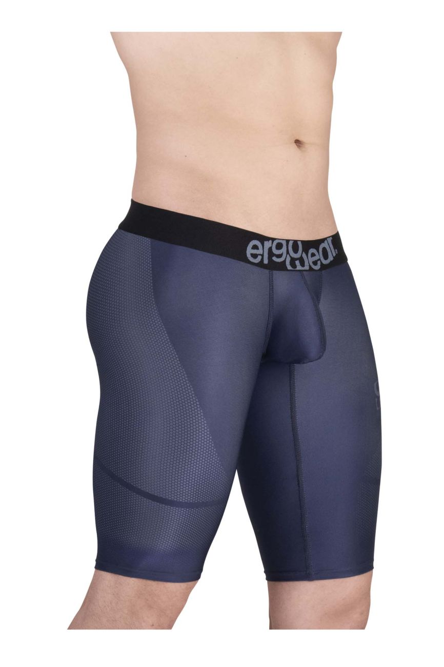 Dark blue ergo wear ew1607 max se athletic briefs with black ergonomic waistband and ergo wear logo