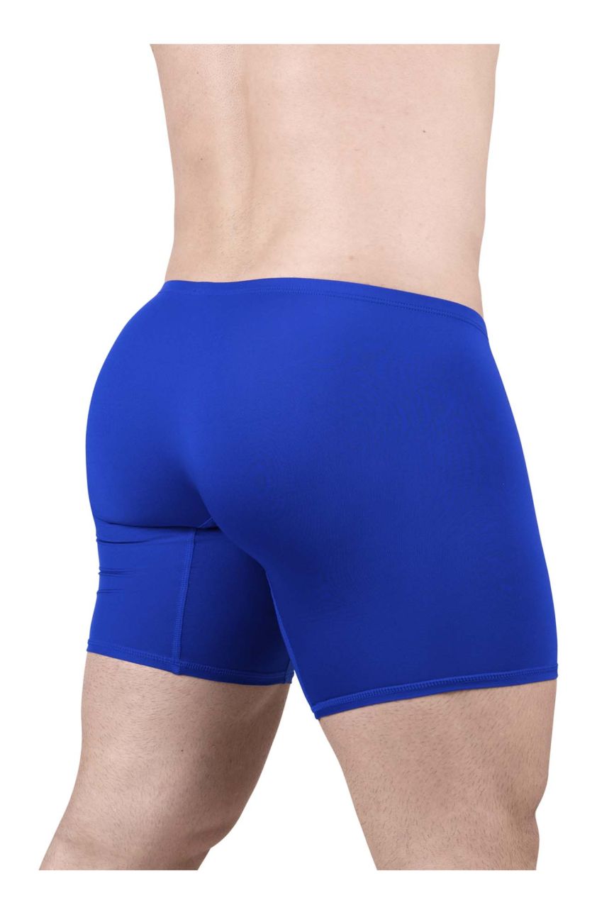 Royal blue ergowear ew1710 x4d boxer briefs showing the back with smooth, form-fitting fabric and subtle seams