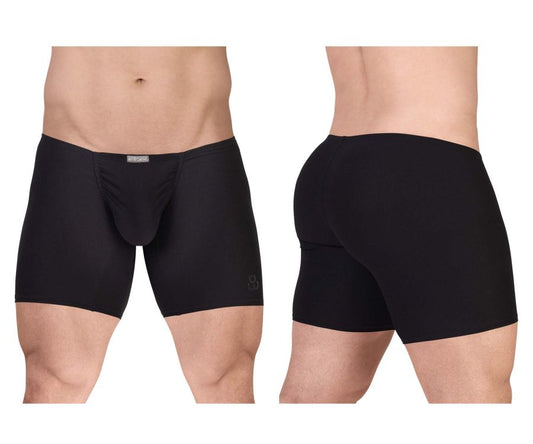 Black ergoWear EW1729 feel gr8 cotton boxer briefs with smooth form-fitting design and subtle logo on waistband