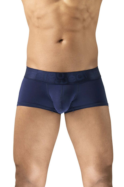 Navy blue ergo wear ew1740 max bold men’s briefs with subtle patterned waistband designed for comfort and support