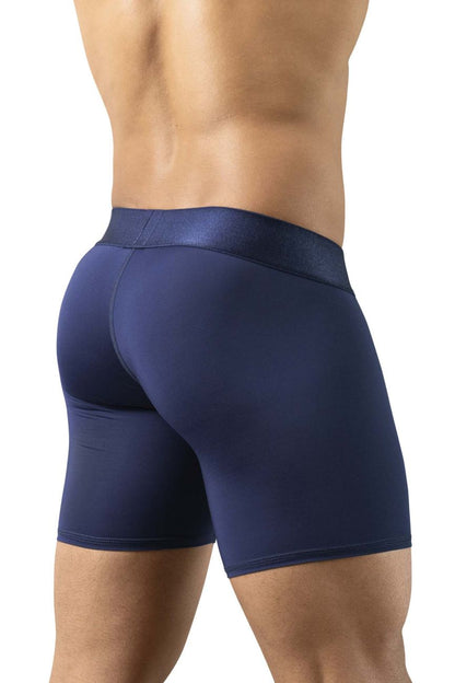 Navy blue ergowear ew1741 max bold boxer briefs with smooth form-fitting fabric and a wider waistband