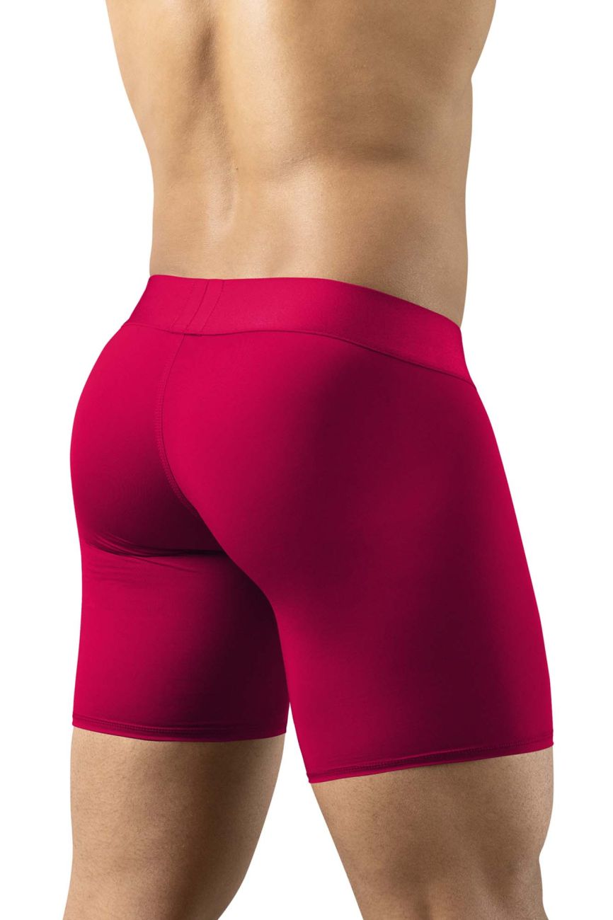 Ergowear ew1745 max bold bright red seamless men boxer briefs with smooth fabric and contoured waistband