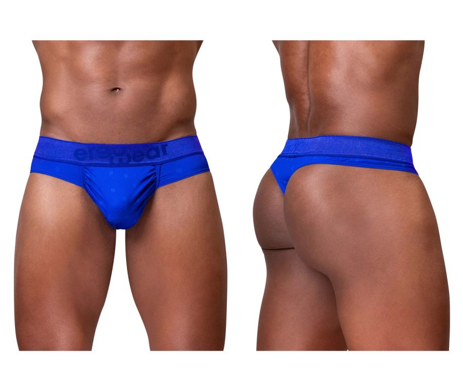 Vibrant royal blue ergoWear ew1754 feel se briefs with snug fit and element embroidered waistband for men