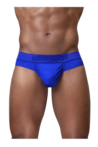 Bright blue ergoWear ew1754 feel SE thongs with snug fit and elementar branded waistband in royal blue color