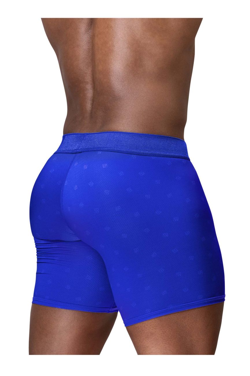 Ergowear ew1757 feel se royal blue men’s boxer briefs with subtle texture and elastic waistband for comfort