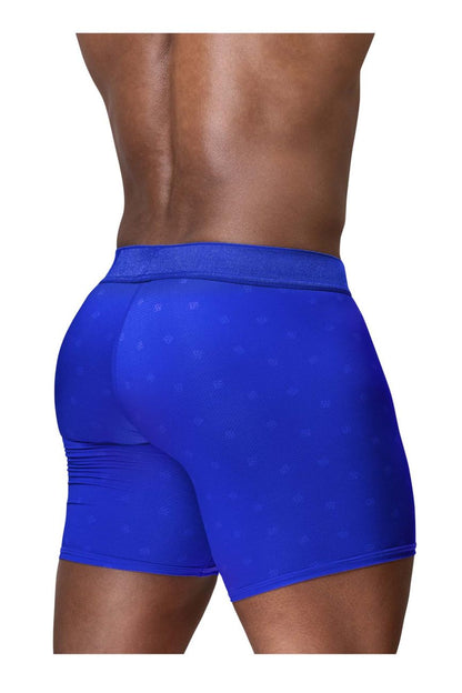 Ergowear ew1757 feel se royal blue men’s boxer briefs with subtle texture and elastic waistband for comfort