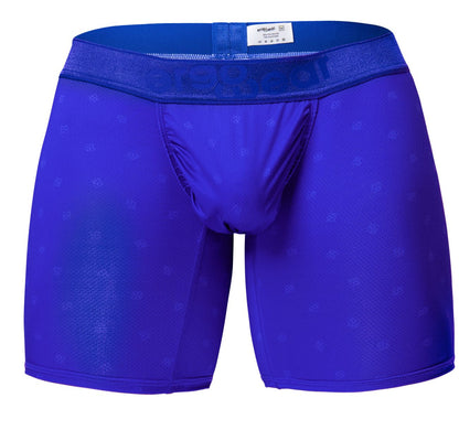 Ergowear ew1757 feel se royal blue men’s boxer briefs with subtle pattern and comfortable elastic waistband