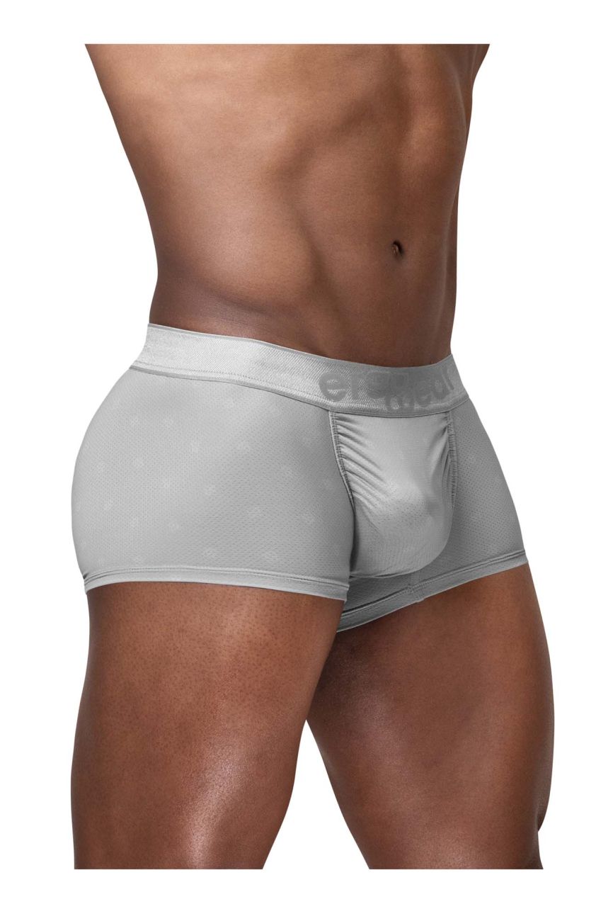 Gray ergo wear ew1760 feel se trunks in silver with smooth form-fitting fabric and subtle waistband logo