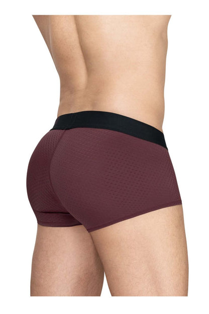 ErgoWear EW1795 max flow maroon briefs with a black elastic waistband designed for comfort and support