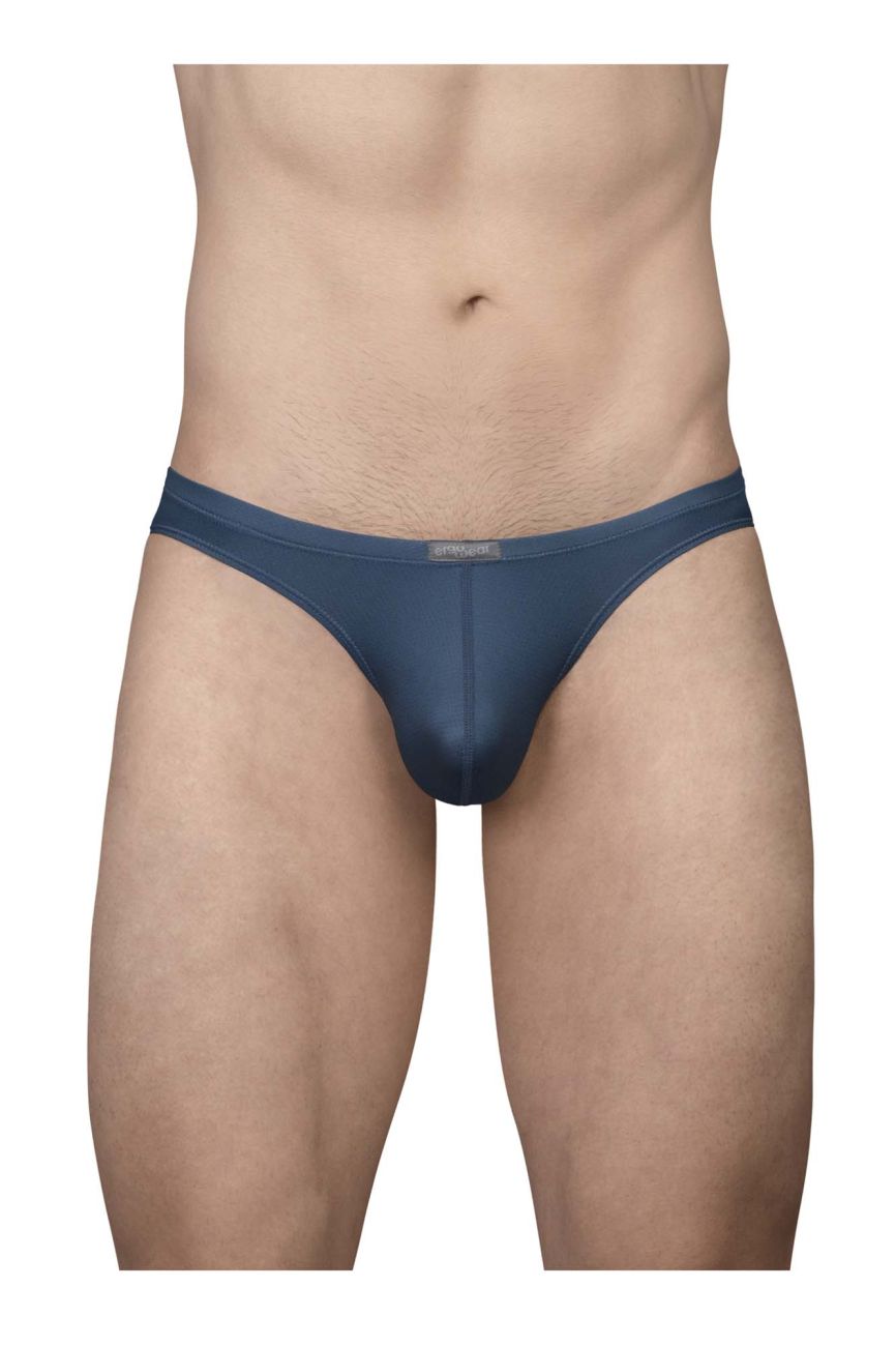 Dark blue ergoWear ew1797 x4d se briefs with smooth stretchy fabric and subtle brand tag at waistband