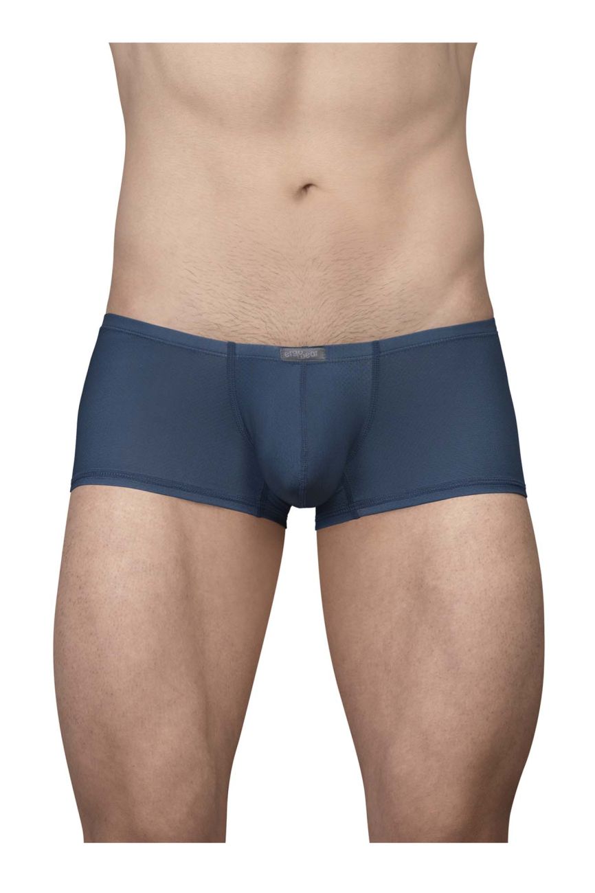 Dark blue ergo wear ew1799 x4d se men’s briefs with smooth stretchy fabric and subtle brand tag at waistband