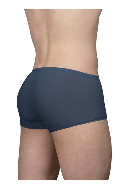 Men’s ergo wear ew1799 x4d se trunks in sea blue with smooth stretchy fabric and seamless waistband