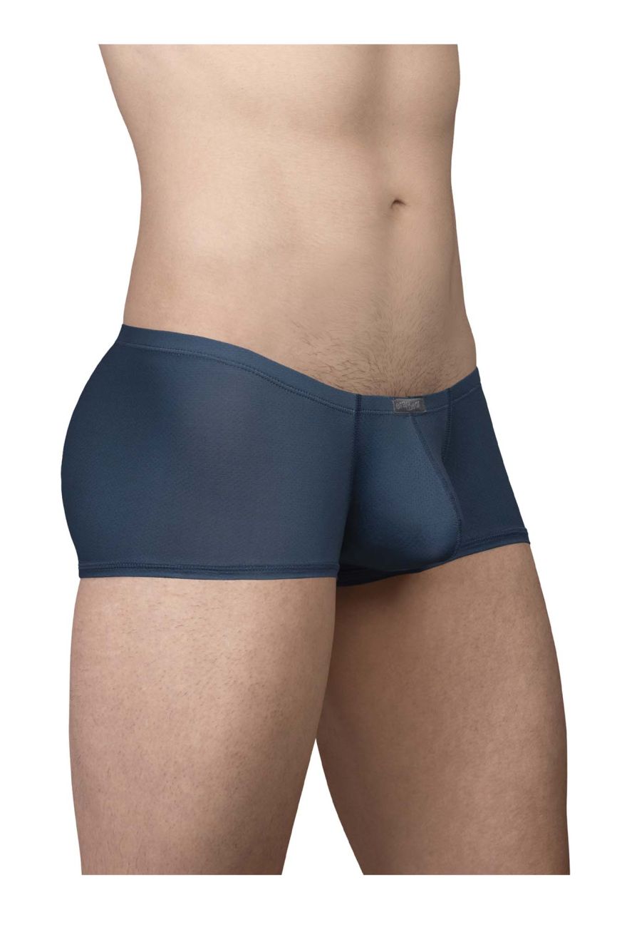 Ergowear ew1799 x4d se trunks in sea blue form fitting men’s briefs with smooth stretchy fabric and subtle waistband tag