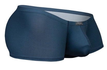 Ergowear ew1799 x4d se trunks in sea blue with smooth form fitting fabric and subtle gray mesh waistband lining