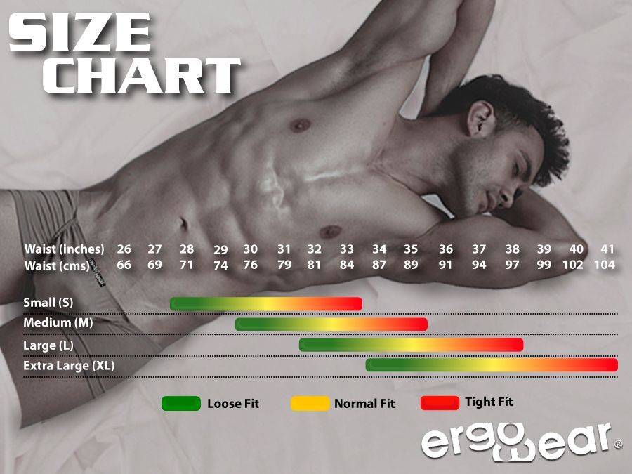 Size chart for ergowear ew1799 x4d se trunks in sea blue showing measurements in inches and centimeters with fit colors