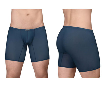 Dark blue ergoWear EW1800 X4D SE boxer briefs with smooth, form-fitting fabric and subtle seam detailing