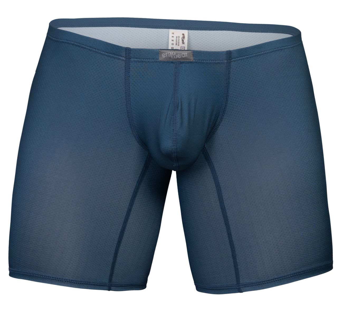 Dark blue ergoWear EW1800 X4D SE men’s boxer briefs with smooth stretchy fabric and reinforced seams