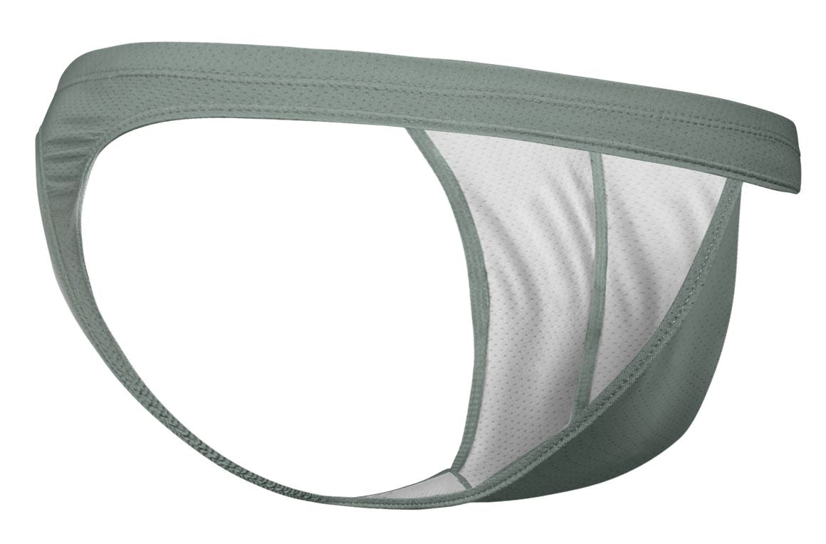 Ergowear ew1801 x4d se thong in olive green with breathable mesh interior and clean stitching in a minimalist design