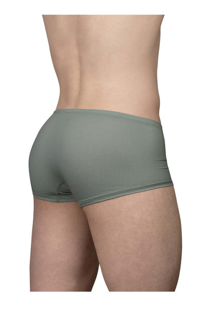 A sleek olive green ergowear ew1803 x4d se athletic brief with smooth form-fitting fabric and subtle side seams