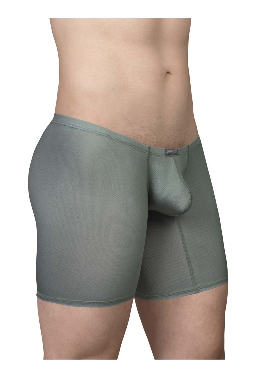 Ergowear ew1804 x4d se olive green boxer briefs with seamless construction and built-in pouch in form-fitting fabric
