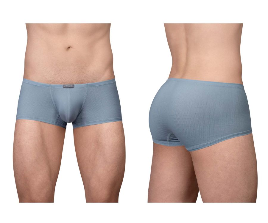 Light blue ergo wear ew1807 x4d se trunks with smooth form-fitting fabric and subtle textured pattern on the back