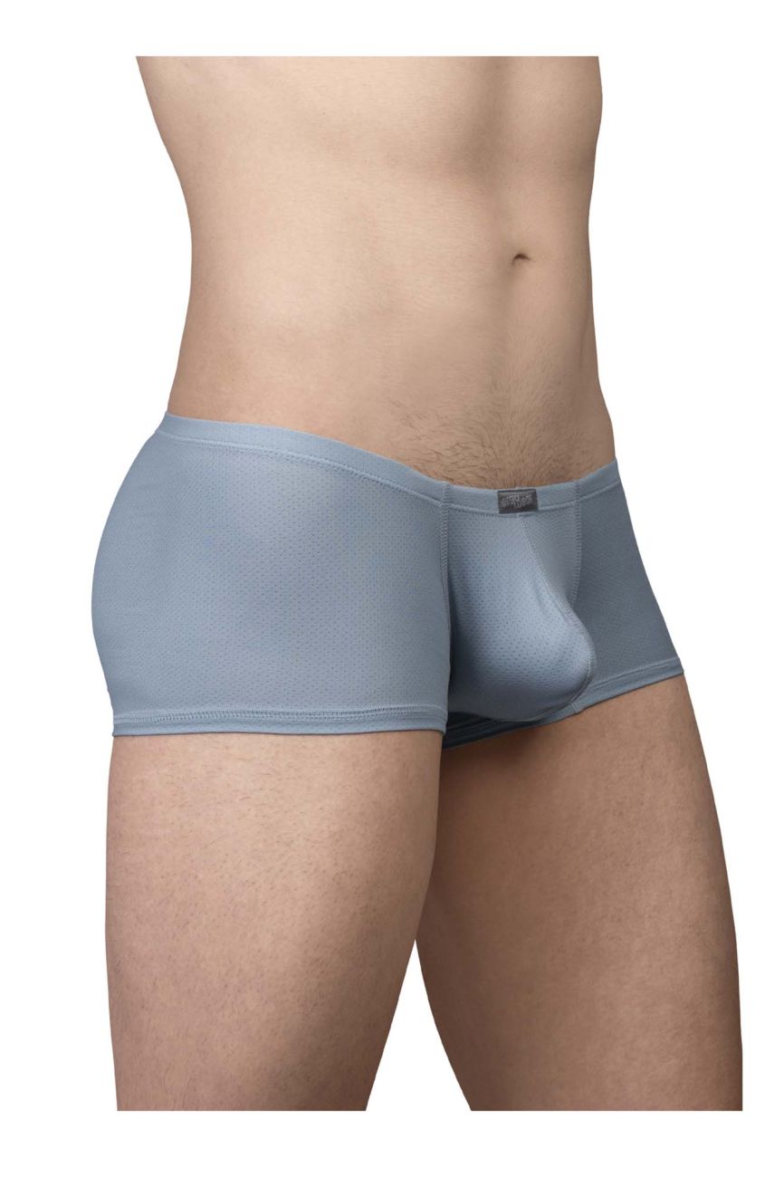 ErgoWear ew1807 x4d se trunks stone blue men’s seamless underwear with light blue color and supportive pouch design
