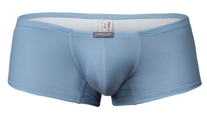 Light blue ergoWear ew1807 X4D SE trunks with breathable mesh texture and branded waistband tag