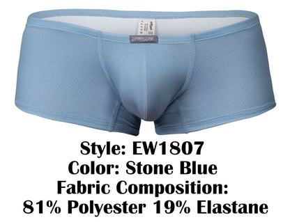 Stone blue ergo wear ew1807 x4d se men’s briefs with breathable mesh made of 81 polyester 19 elastane