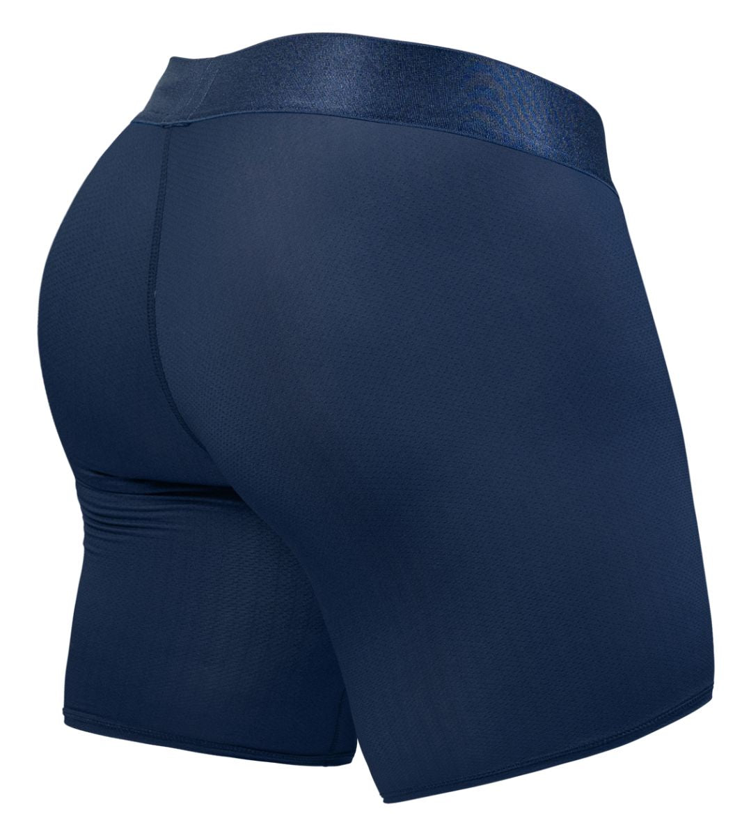 Navy blue ergo wear ew1815 max bold se boxer briefs with textured waistband designed for athletic comfort