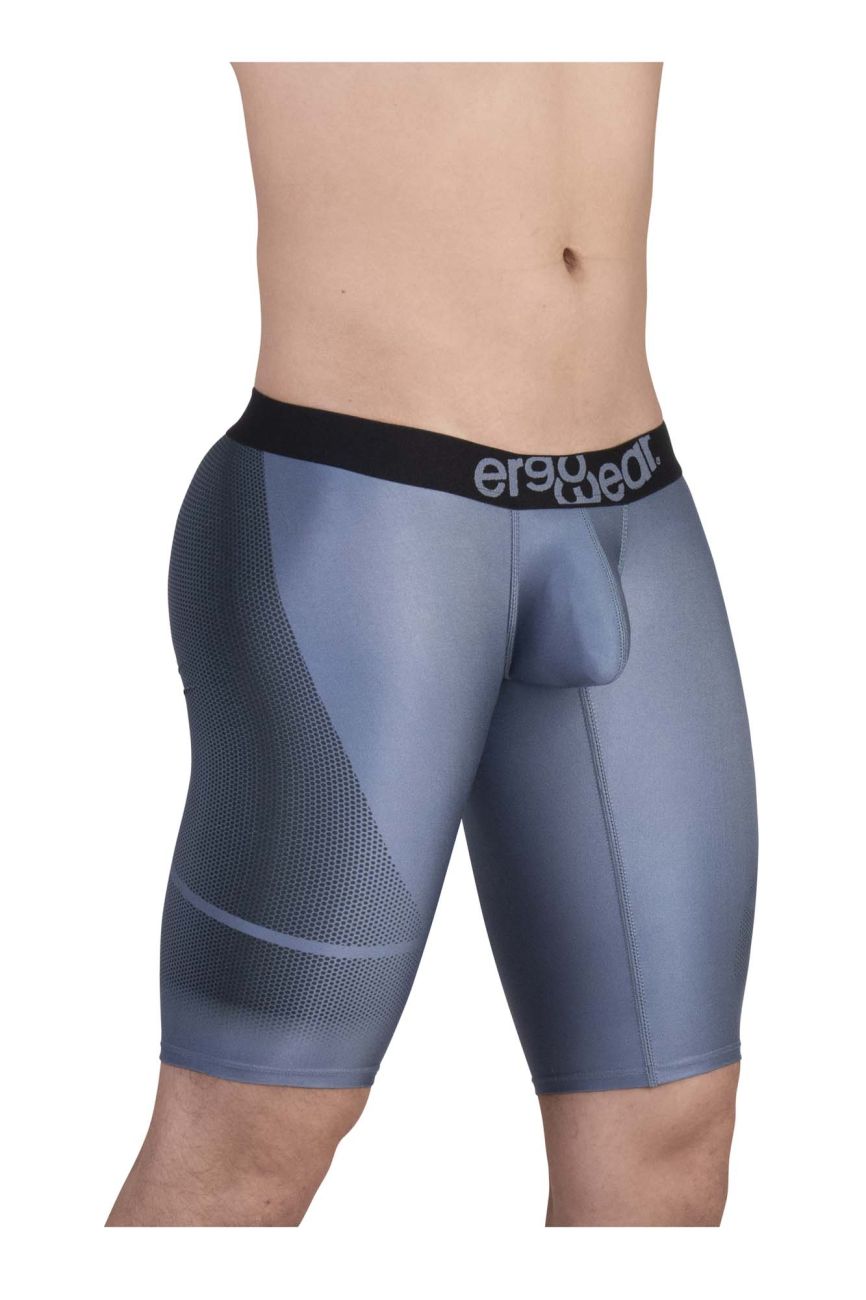 ErgoWear EW1609 MAX SE Athletic Shorts Color Gray-Black