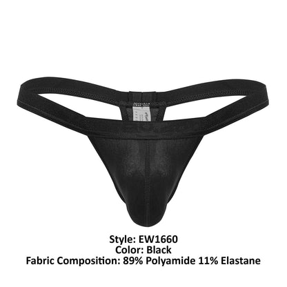 ErgoWear EW1660 SLK Tangas Farbe Schwarz