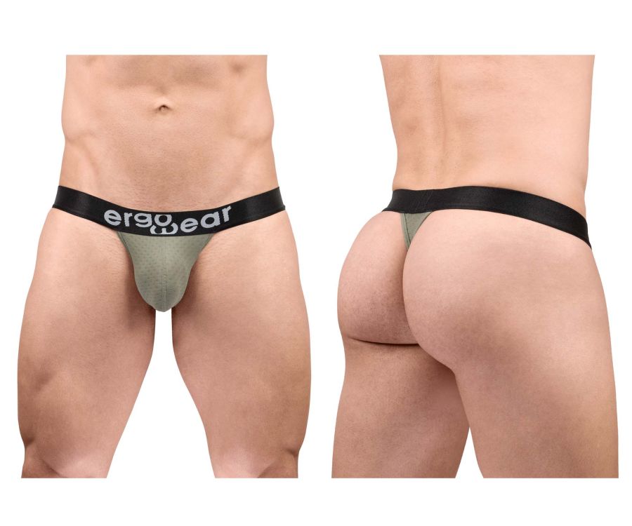 ErgoWear EW1677 MAX FLOW G-String Farbe Rauchgrün