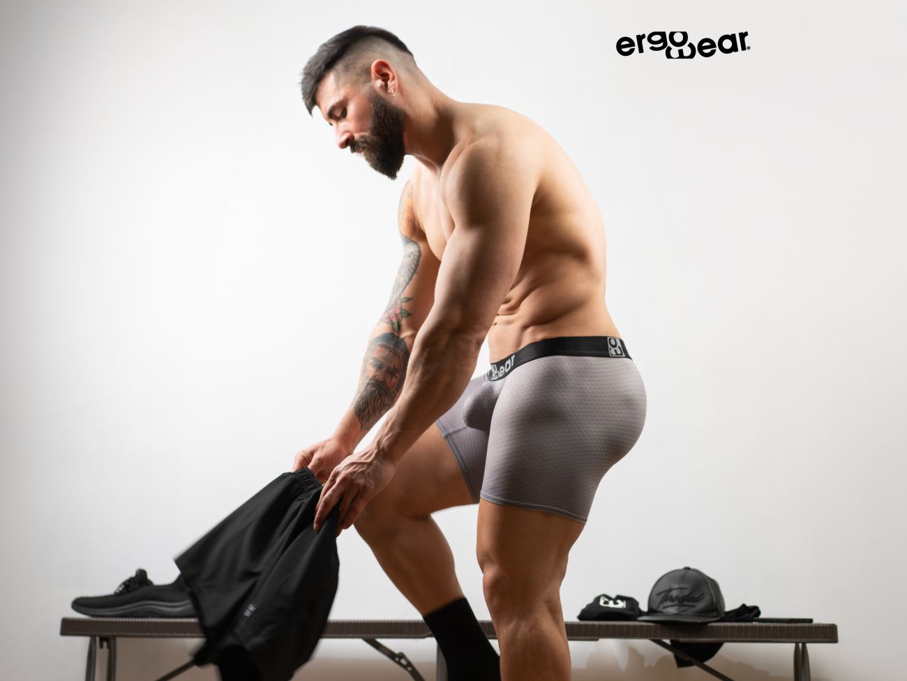 ErgoWear EW1685 MAX FLOW Boxershorts Farbe Grau