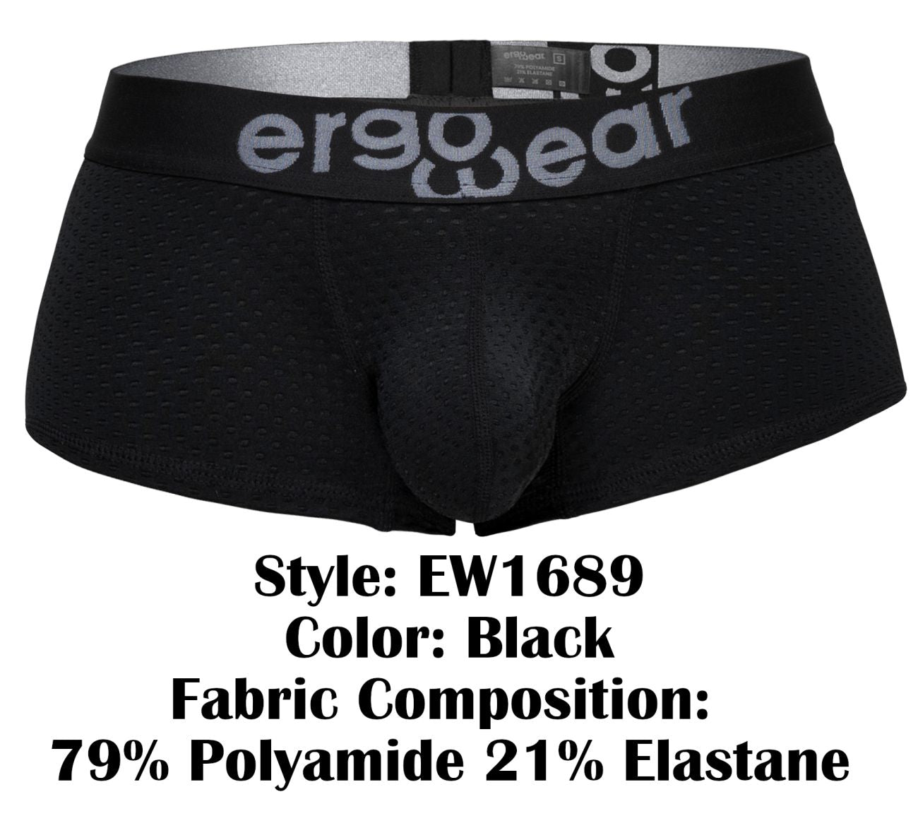 ErgoWear EW1689 MAX FLOW Badehose Farbe Schwarz