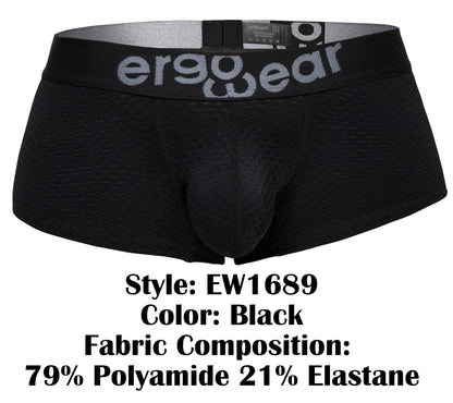 ErgoWear EW1689 MAX FLOW Badehose Farbe Schwarz