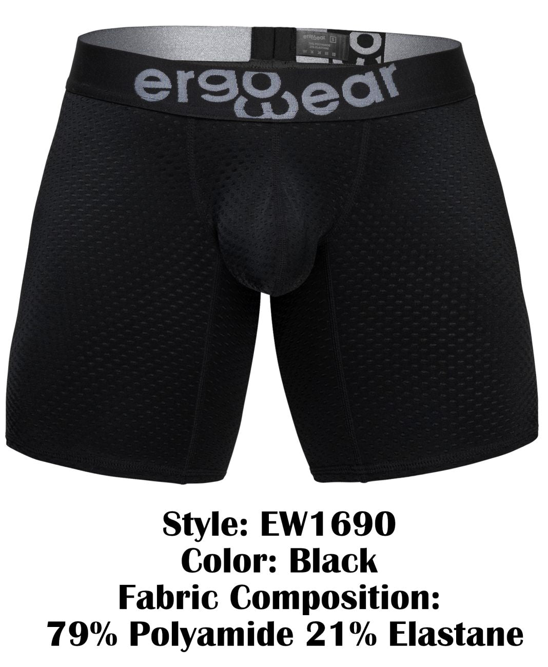 ErgoWear EW1690 MAX FLOW Boxershorts Farbe Schwarz
