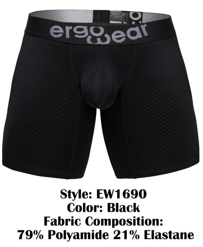 ErgoWear EW1690 MAX FLOW Boxershorts Farbe Schwarz