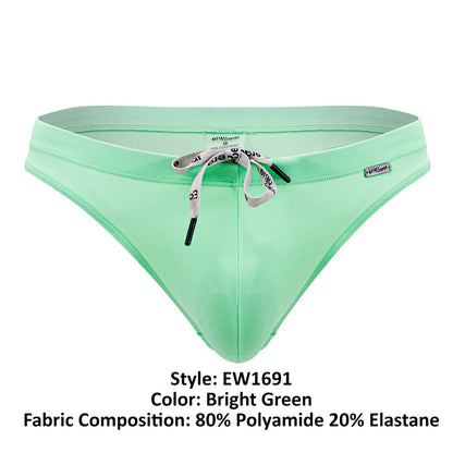 ErgoWear EW1691 X4D SW Schwimm-Tangas Farbe Hellgrün